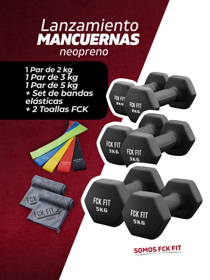 SET MANCUERNAS DE NEOPRENO